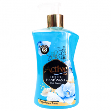 مایع دستشویی صدفی آبی اکتیو 450 گرمی